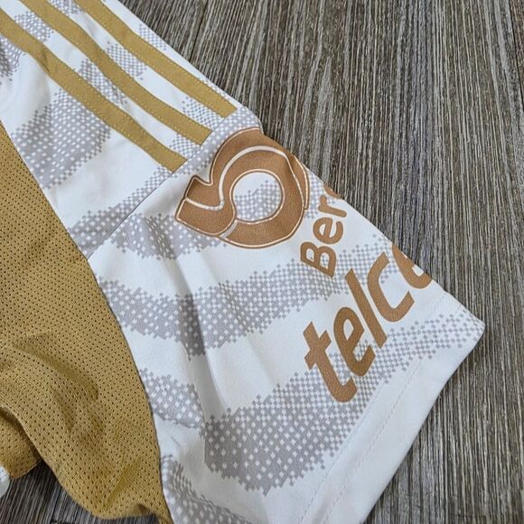 Adidas Tigres UANL 2025 Third Jersey White Gold IV6100 Men's Size Medium Soccer - Picture 7 of 15